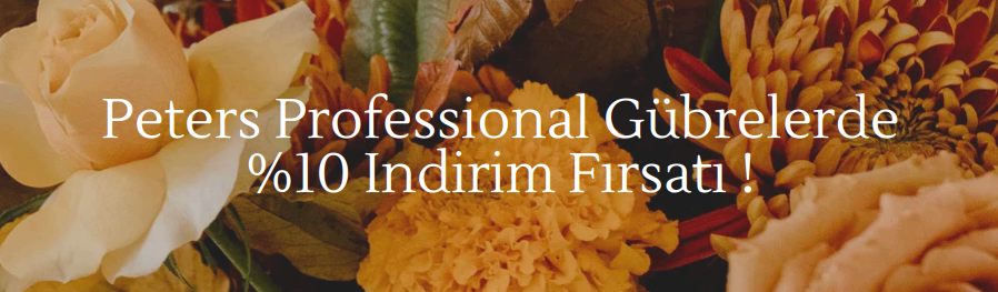 Peters Professional Gübrelerde %10 İndirim Fırsatı !